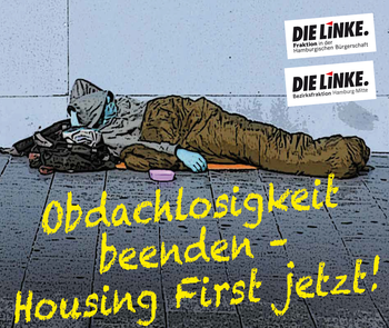 Obdachlosigkeit beenden – Housing first jetzt! Online-Veranstaltung am Mittwoch, 31. März, 18.30 bis 20 Uhr