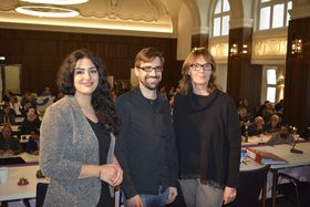 Cansu Özdemir, David Stoop, Sabine Boeddinghaus (Foto: H. Singler)