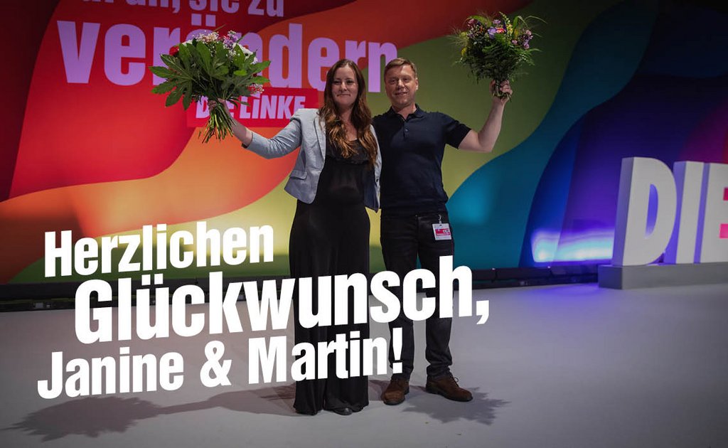 Herzlichen Glückwunsch, Janine und Martin!