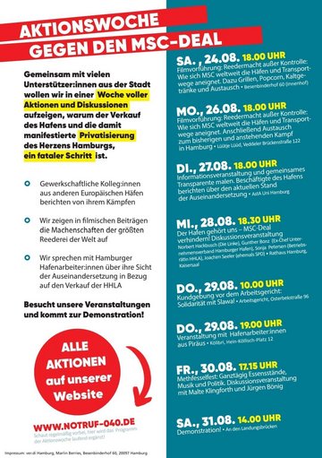 Viele Termine. Text viel zu lang hier. Bitte unter www.notruf-040.de abrufen.