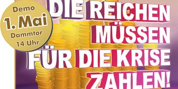 Die Reichen müssen für die Krise zahlen!